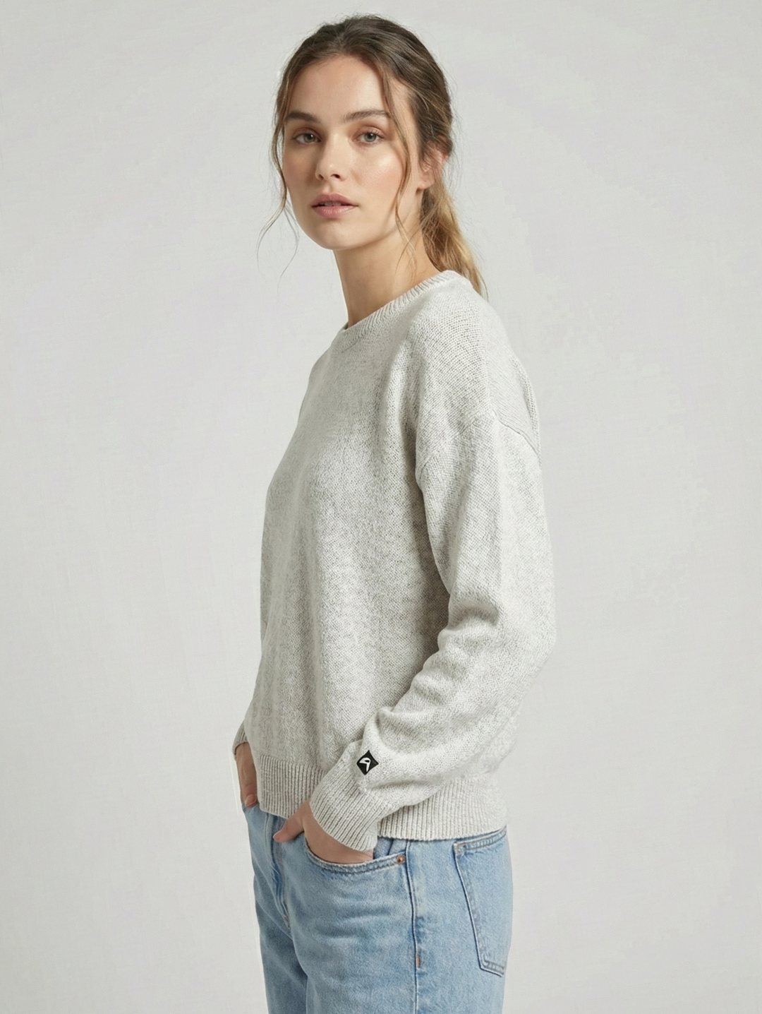 Women's Fleece Sweatshirt Grey