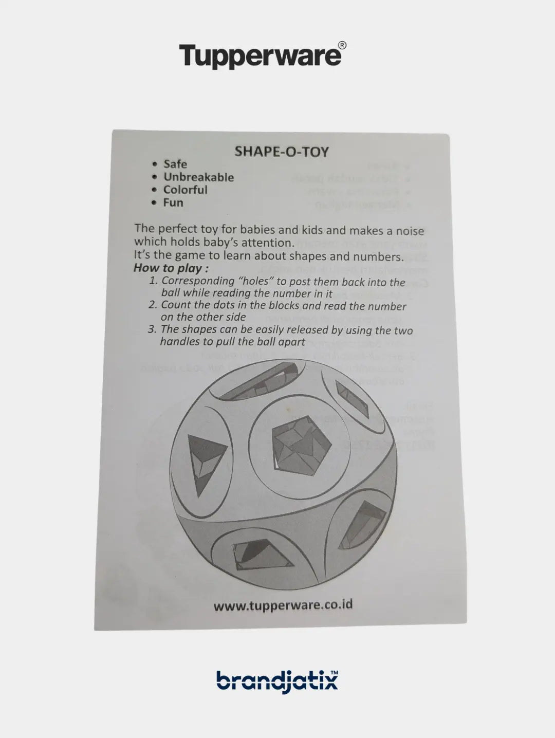 Tupperware Shape-O-Toy