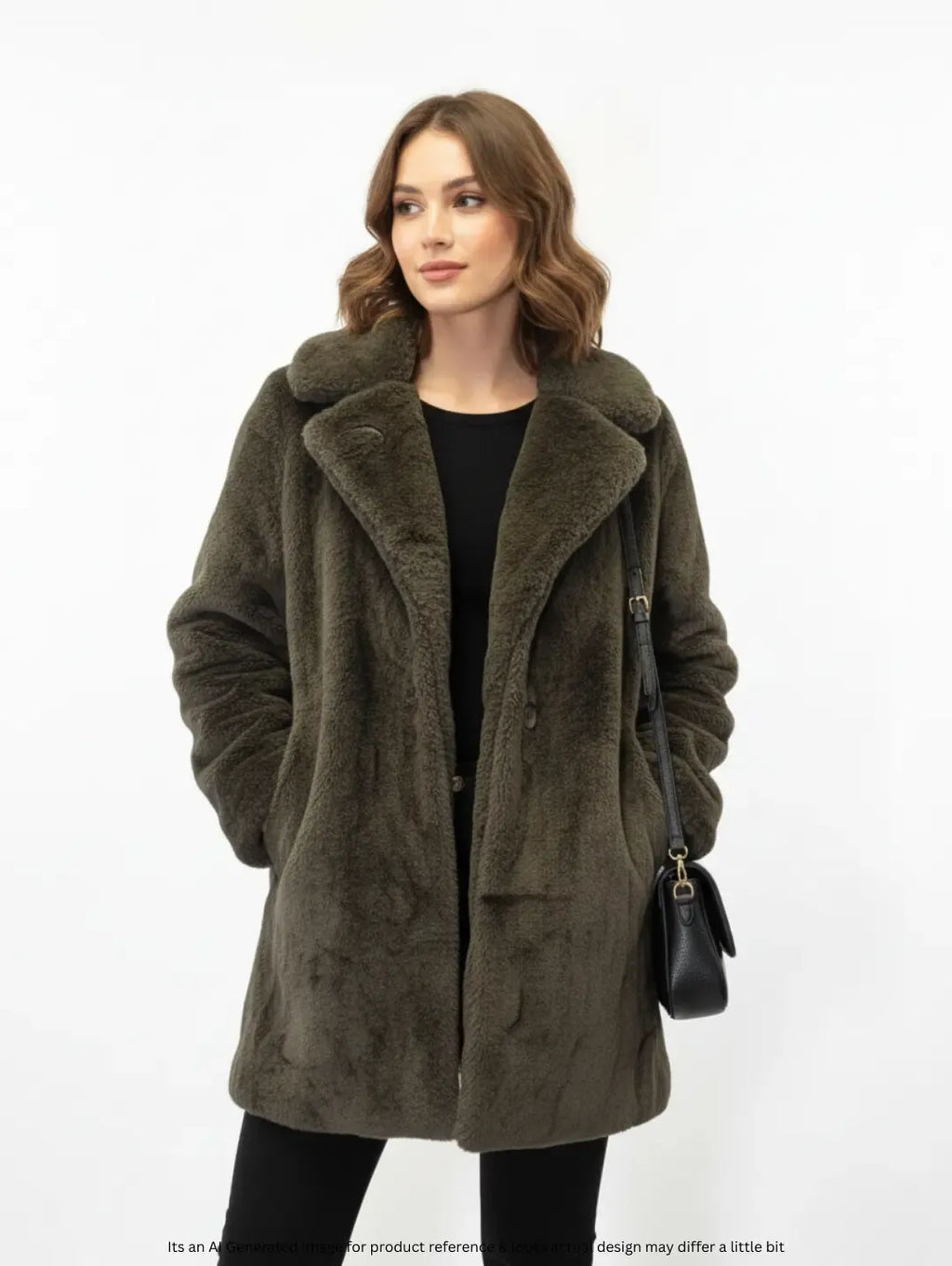 Gabriella Benelli Teddy Faux Fur Coat