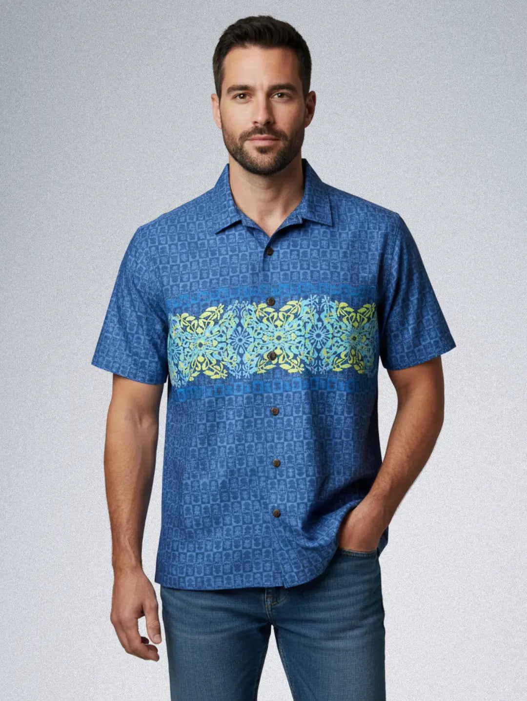 Koa Road Men’s Hawaiian Shirt