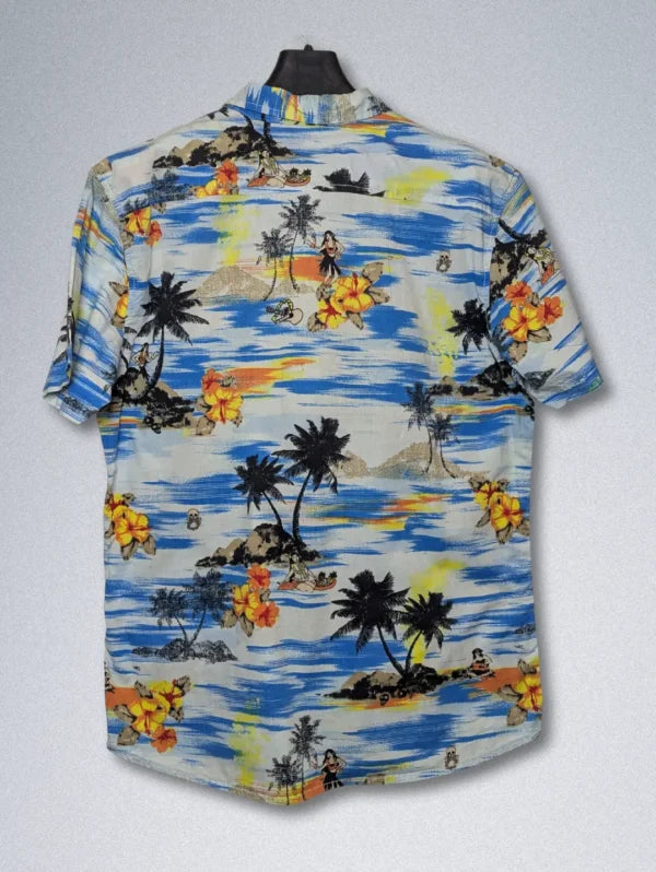 Rumors Hawaiian Shirt – Men’s Painterly Tropical Print | Cotton Button-Down