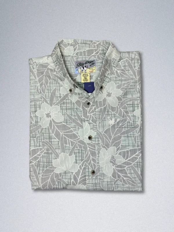 Big Dog’s Cotton Shirt – Men’s Floral Button-Down | Hawaiian Style