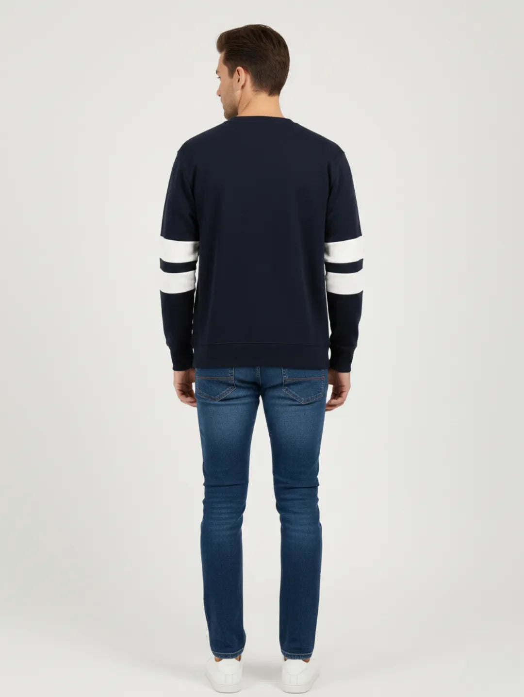 Men's Navy Blue Boston Sweatshirt