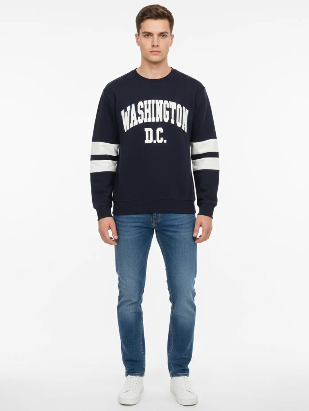 Men's Navy Blue Washington DC Sweatshirt