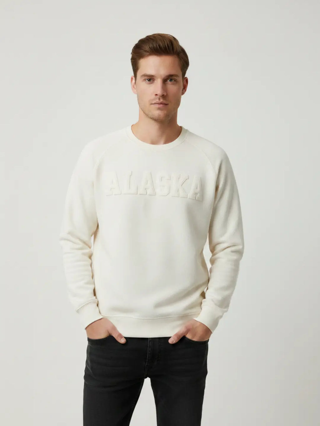 Men’s Alaska Embossed Sweatshirt