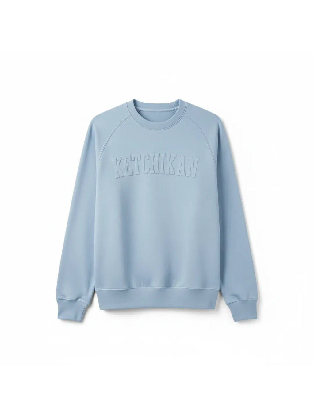Men’s Light Blu Embossed Sweatshirt by Vilani