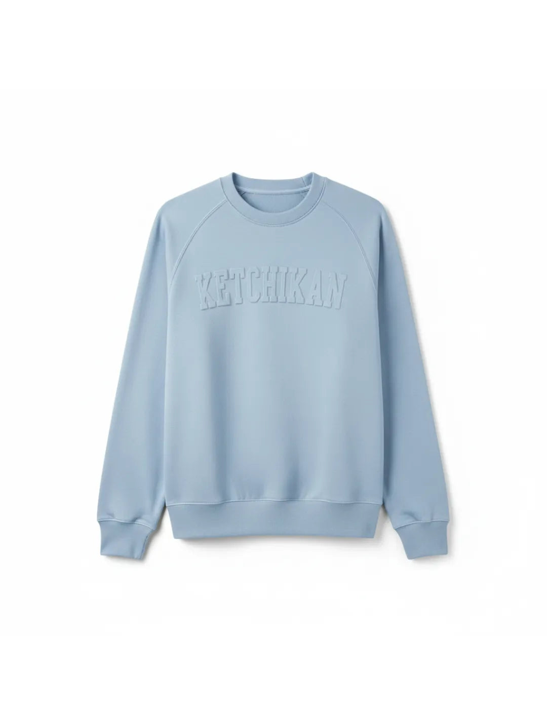 Men’s Light Blu Embossed Sweatshirt by Vilani