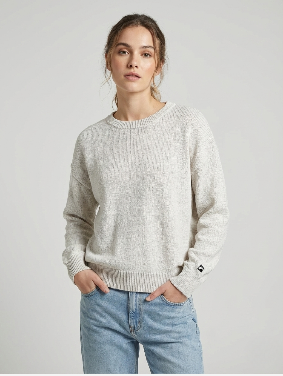 Women's Fleece Sweatshirt Grey