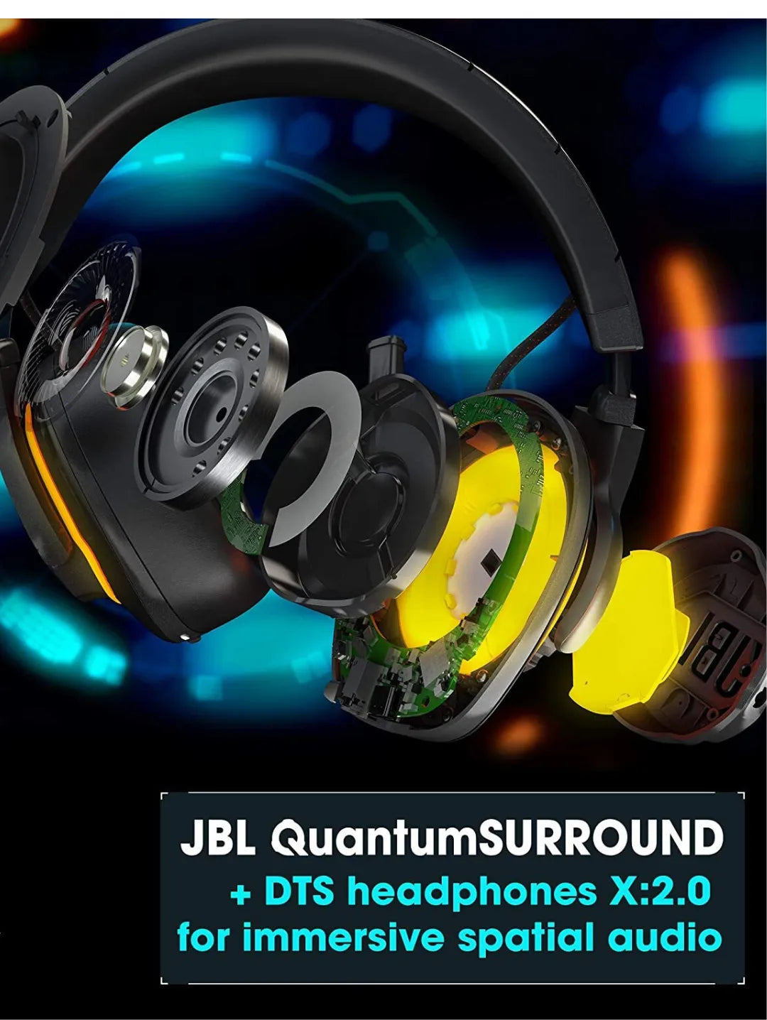 JBL Quantum 800 Wireless Gaming Headset – Hi-Res Audio & ANC