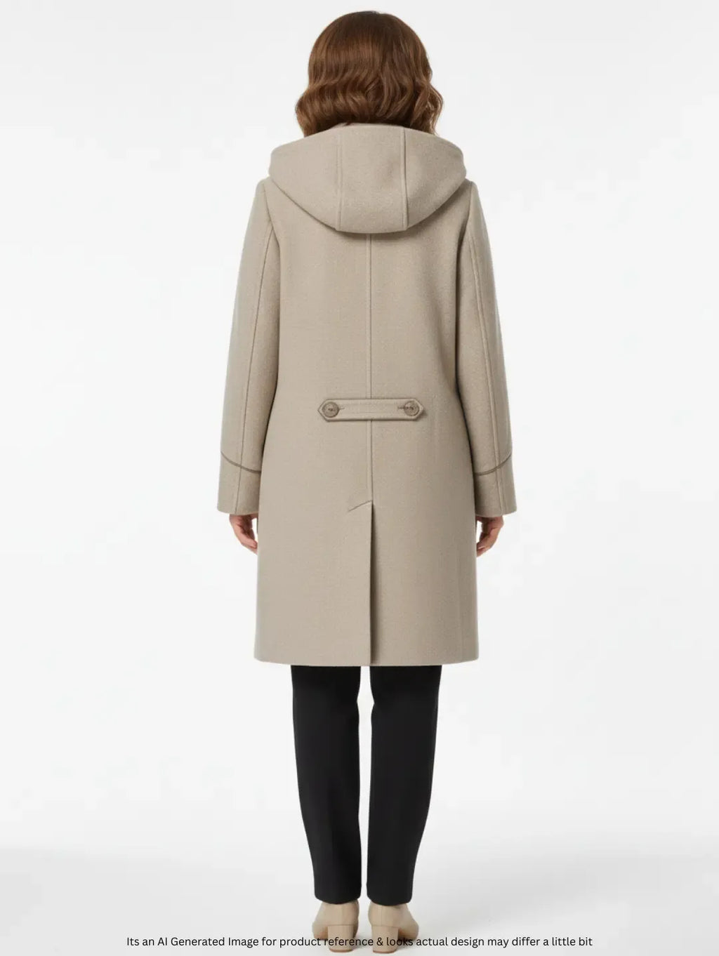 Women's Monica Wool Coat with Hood