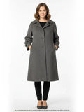 Custome Made Women's Wool Long Coat