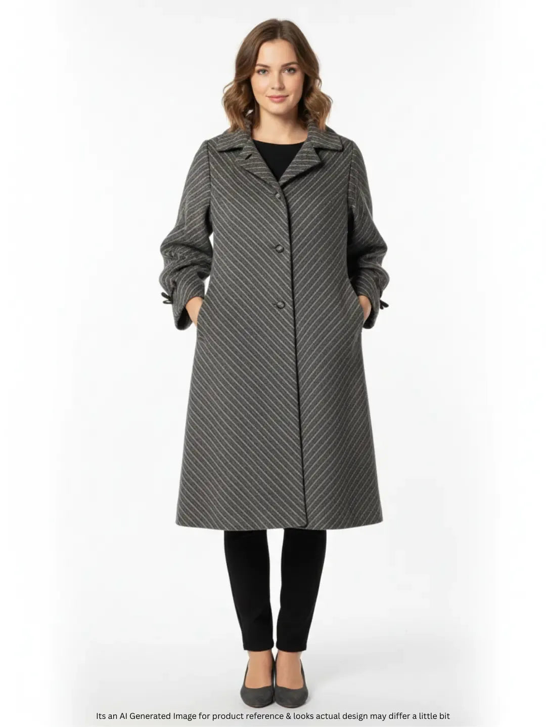 Custome Made Women's Wool Long Coat