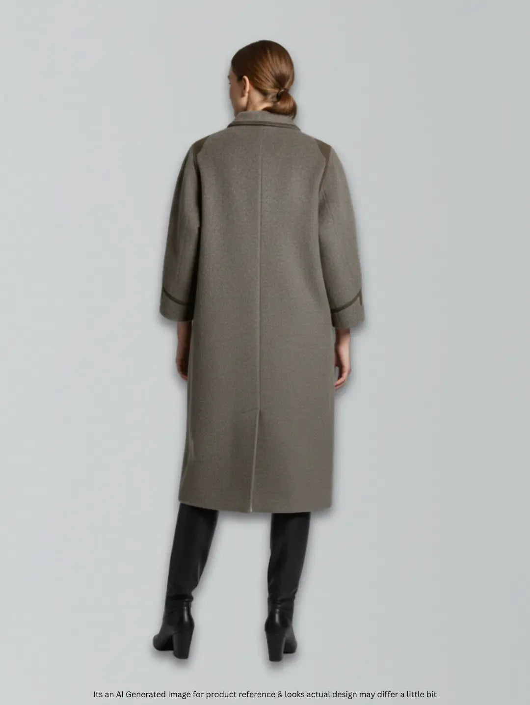 Diruvall Women's Animal Skin Long Coat