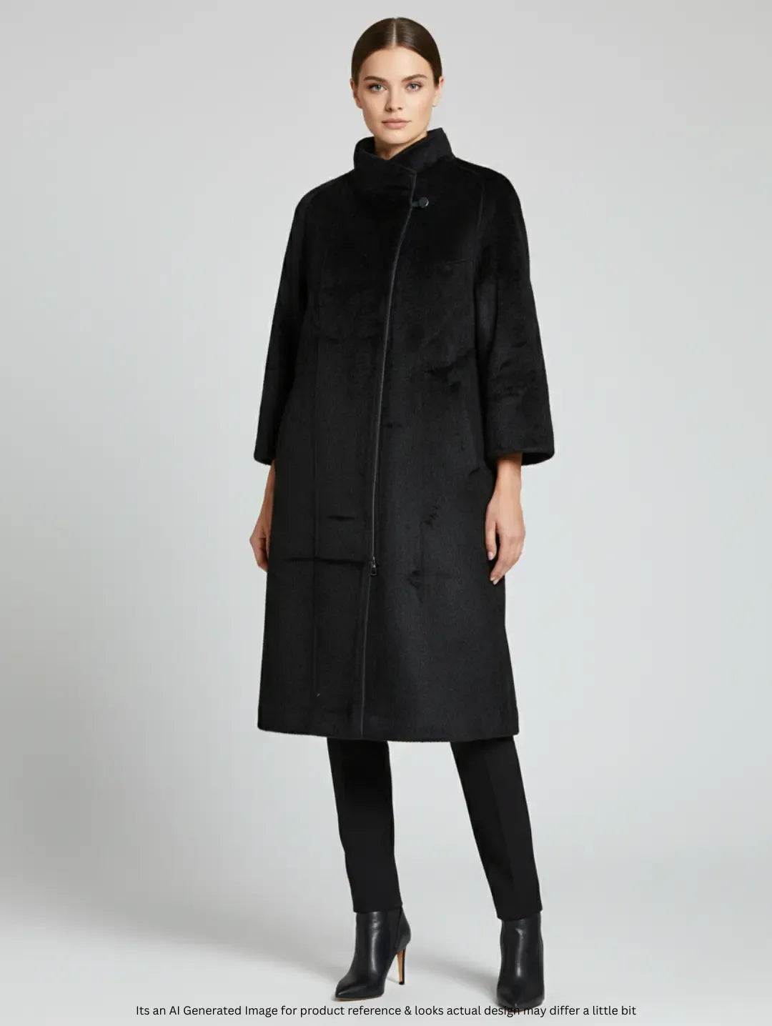 Ravens Women's Animal Skin Long Coat