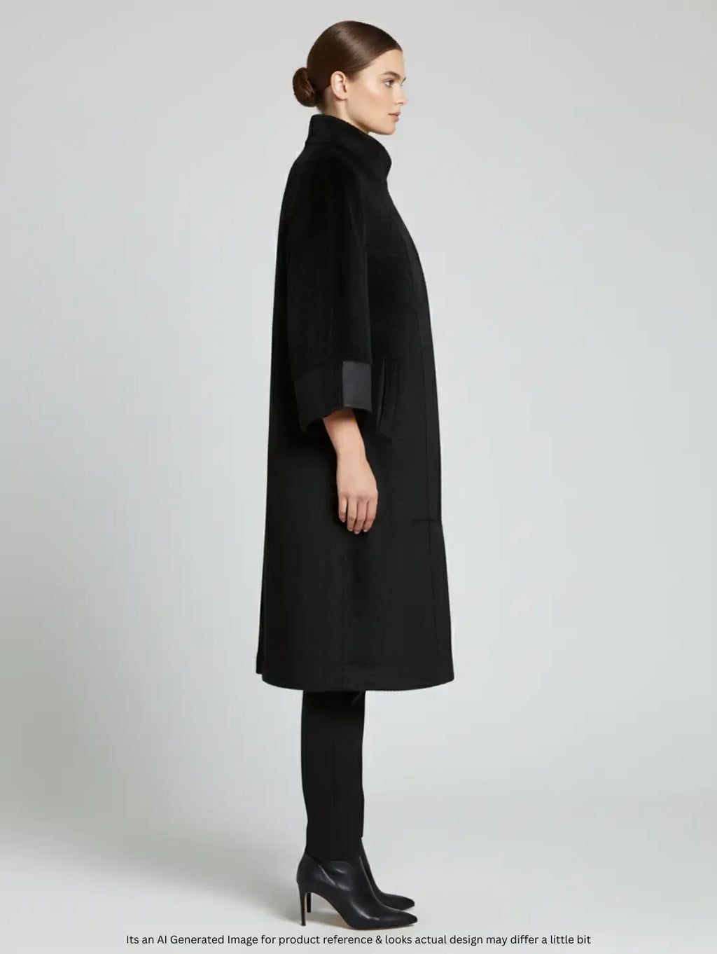 Ravens Women's Animal Skin Long Coat