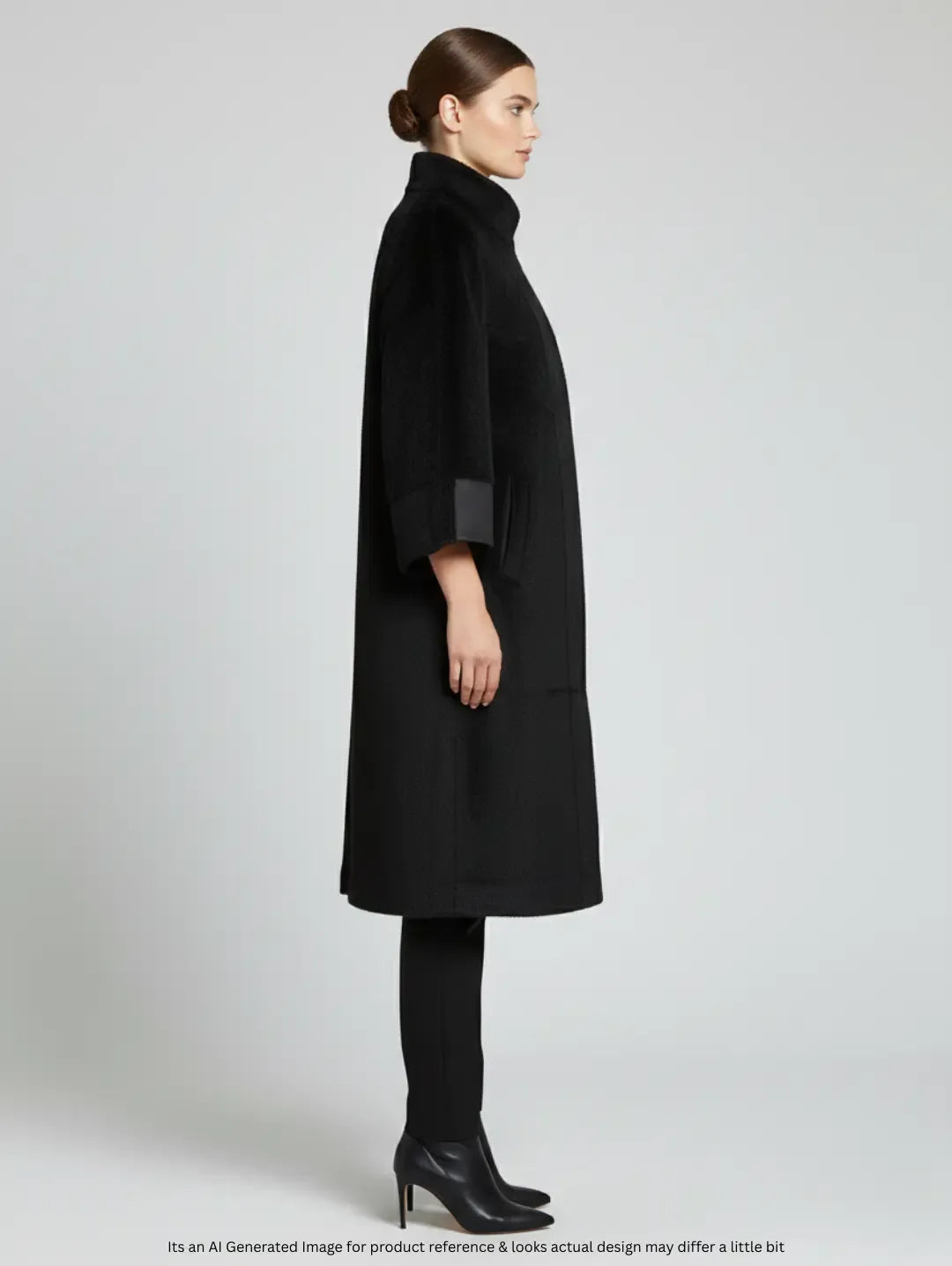 Ravens Women's Animal Skin Long Coat