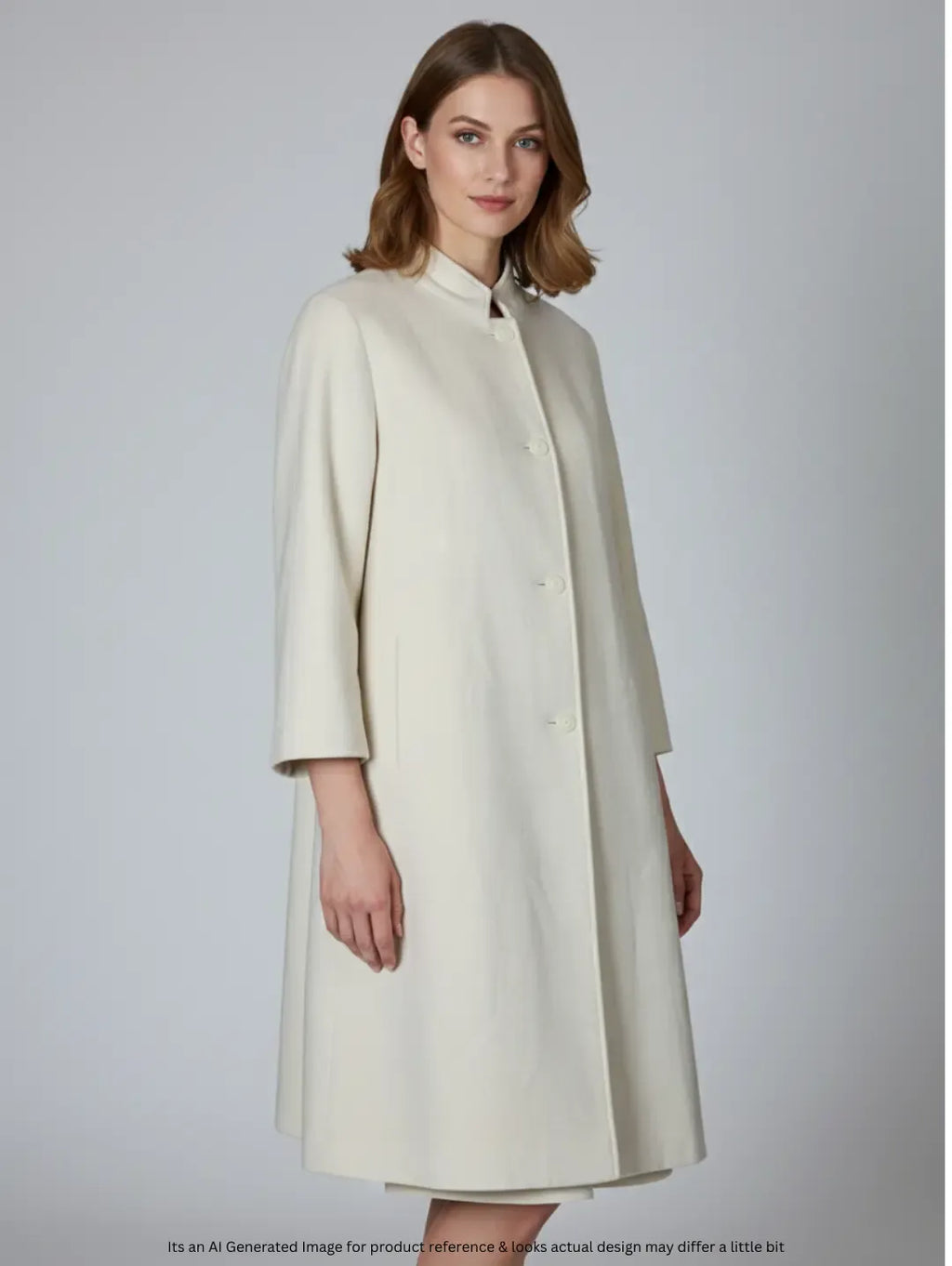Jessica London Women's Wool Long Coat