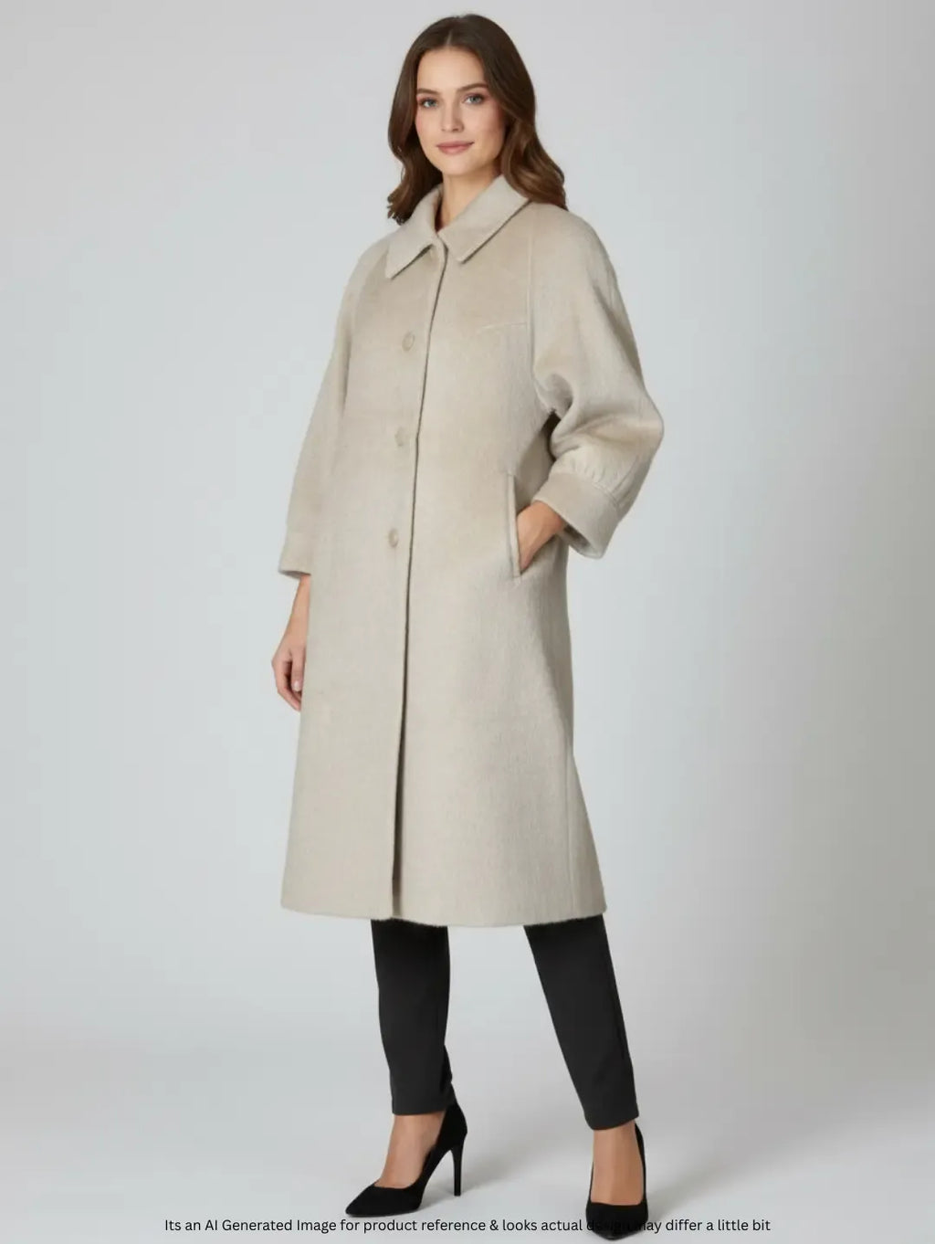 Diruvall Women's Animal Skin Long Coat