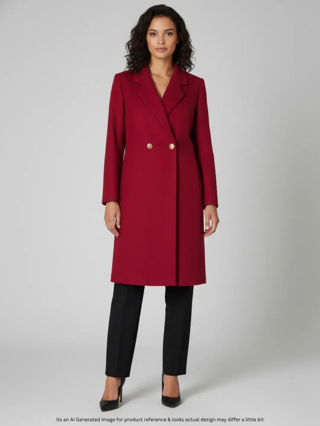 International Scene Women's Wool Long Coat