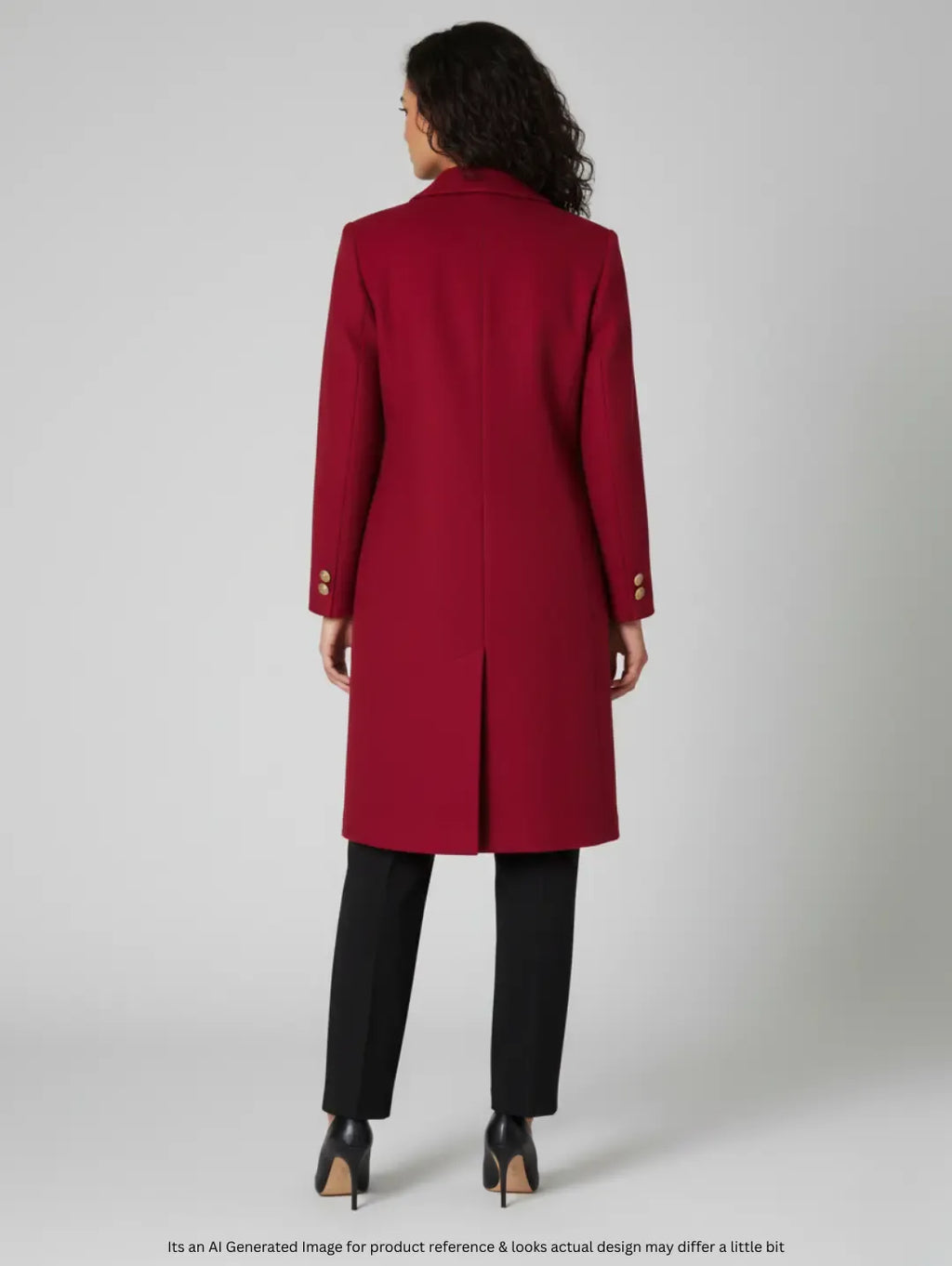 International Scene Women's Wool Long Coat