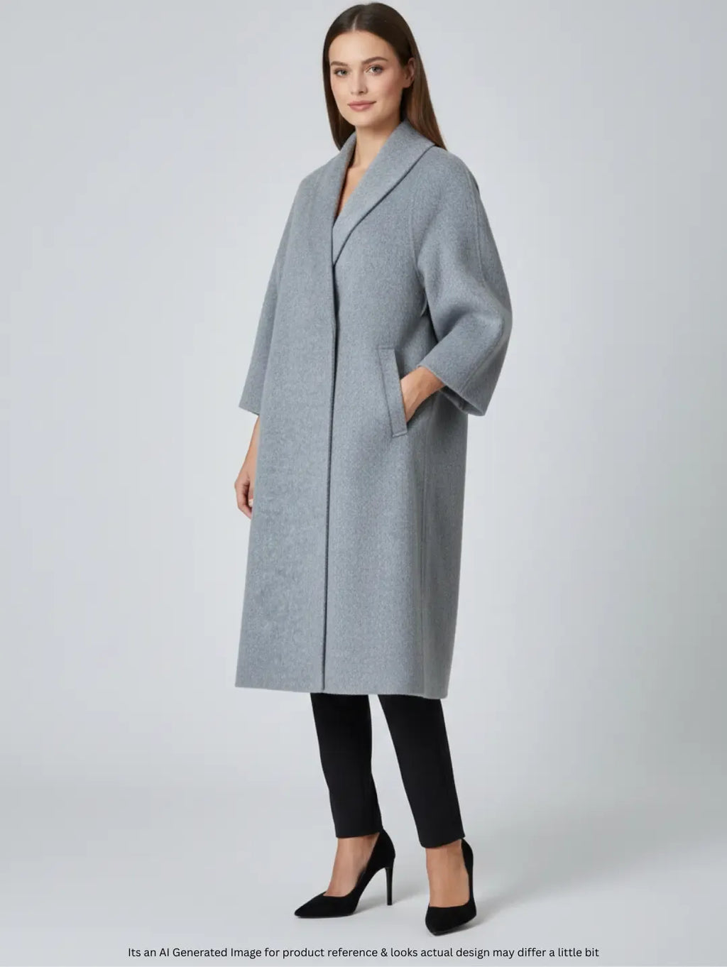 Custome Made Women's Wool Long Coat