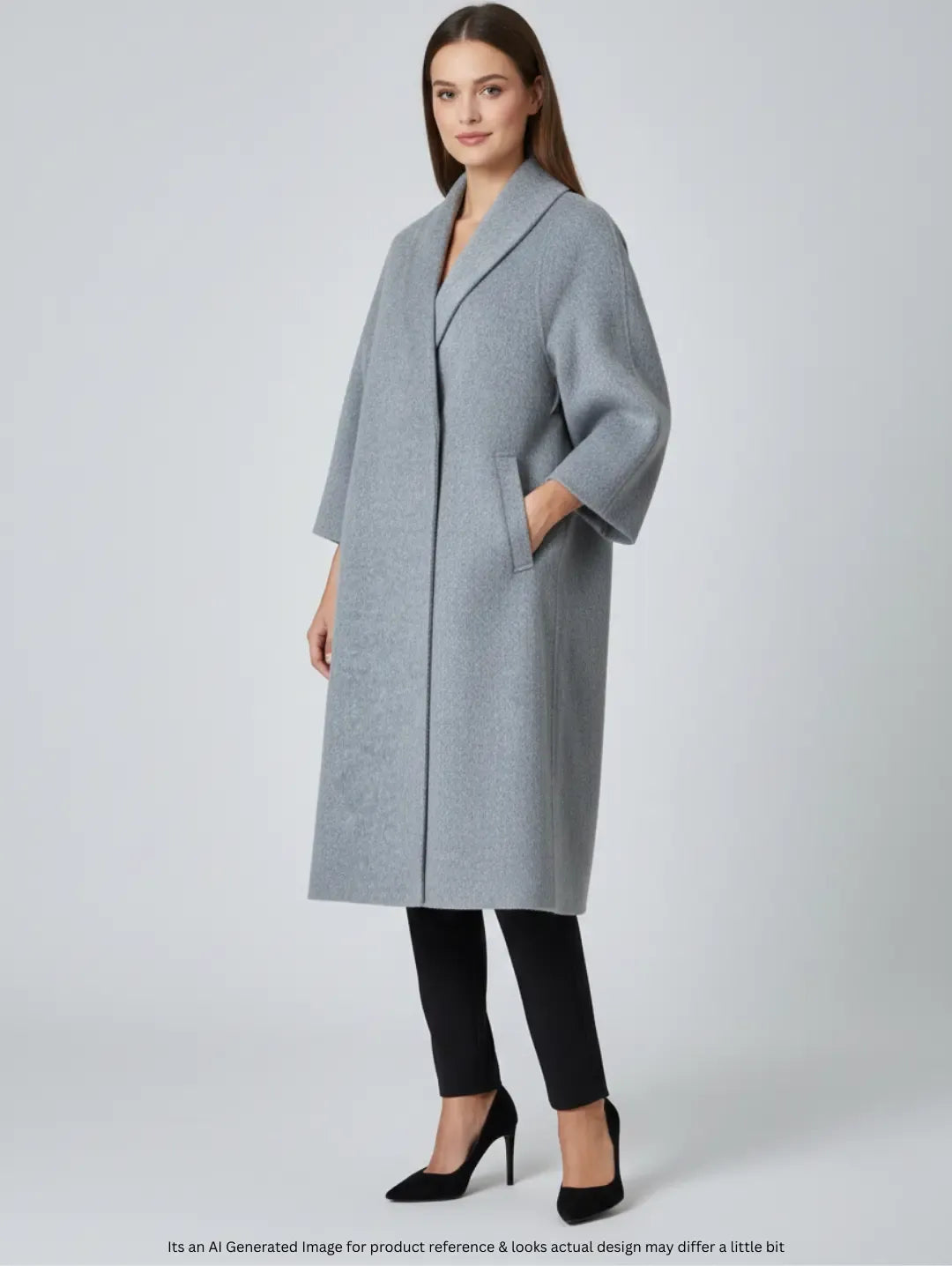 Custome Made Women's Wool Long Coat