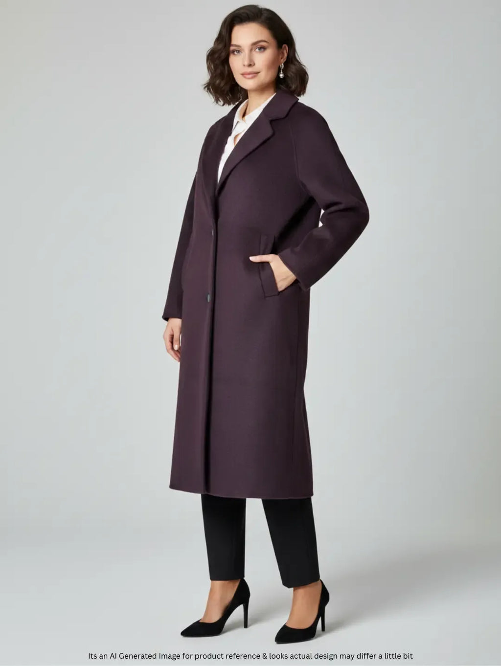 PLA Women's Wool Long Coat