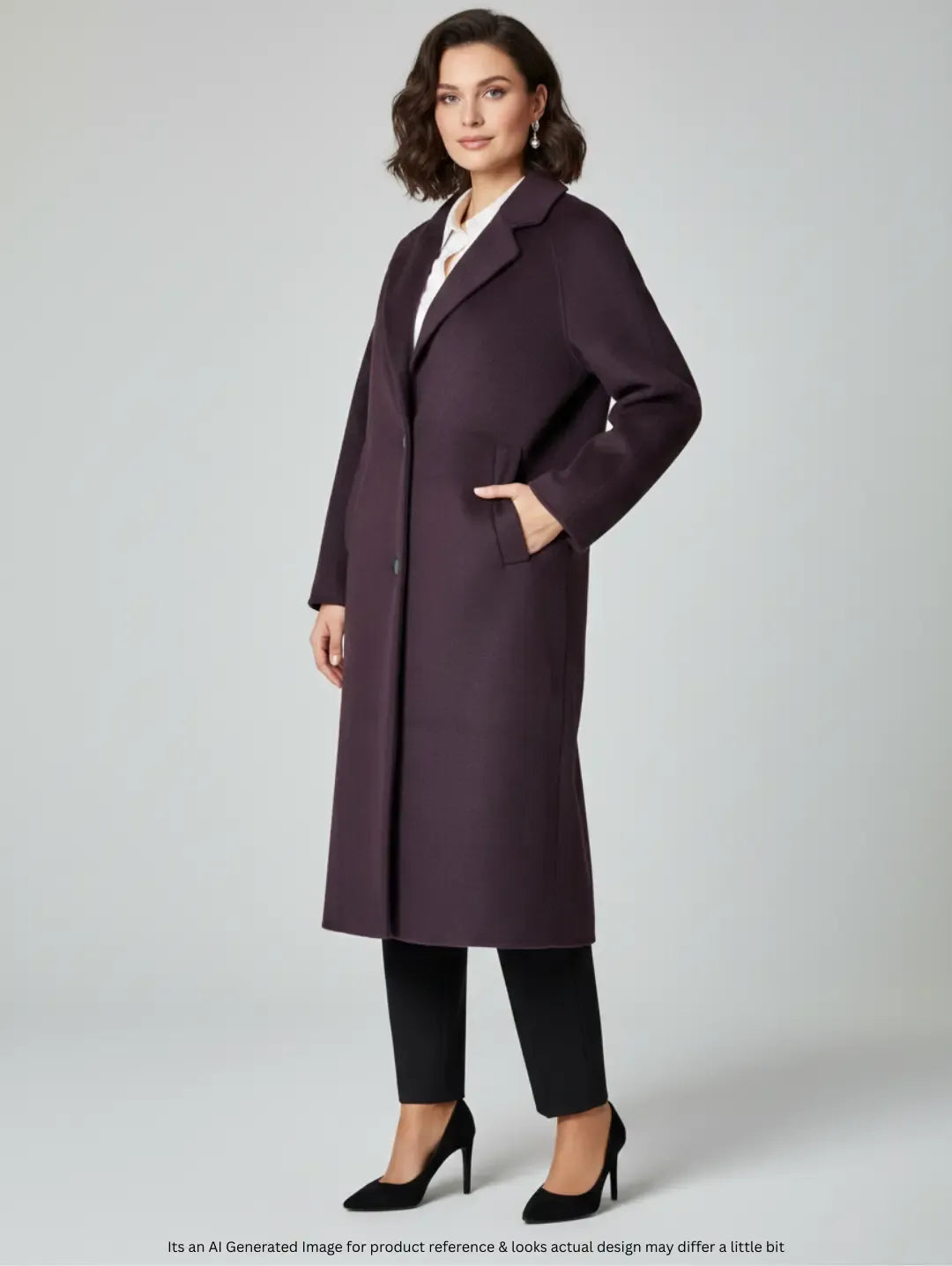PLA Women's Wool Long Coat