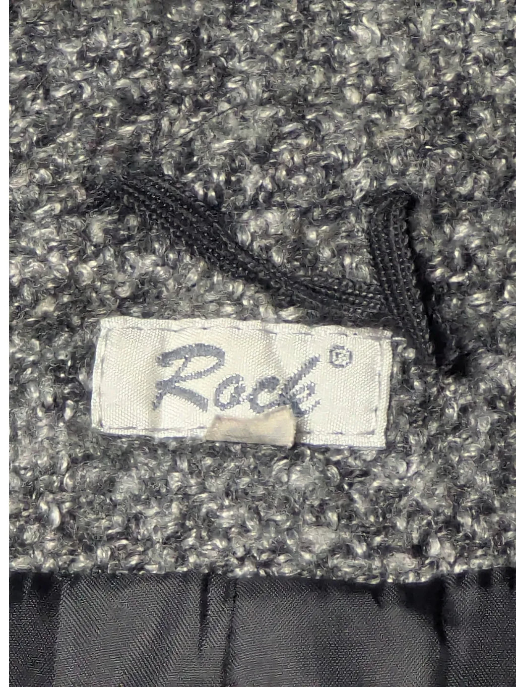 Rock Women's Wool Long Coat with Hood