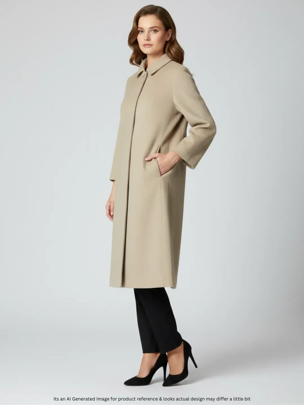 Harve Benard Women's Wool Long Coat