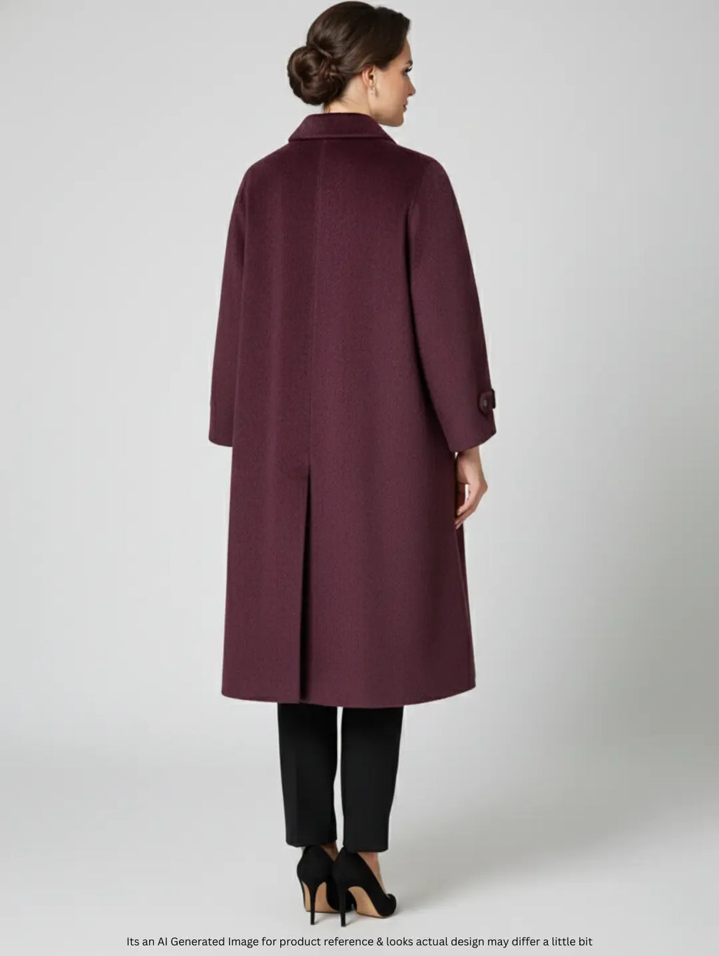 Petite Women's Wool Long Coat
