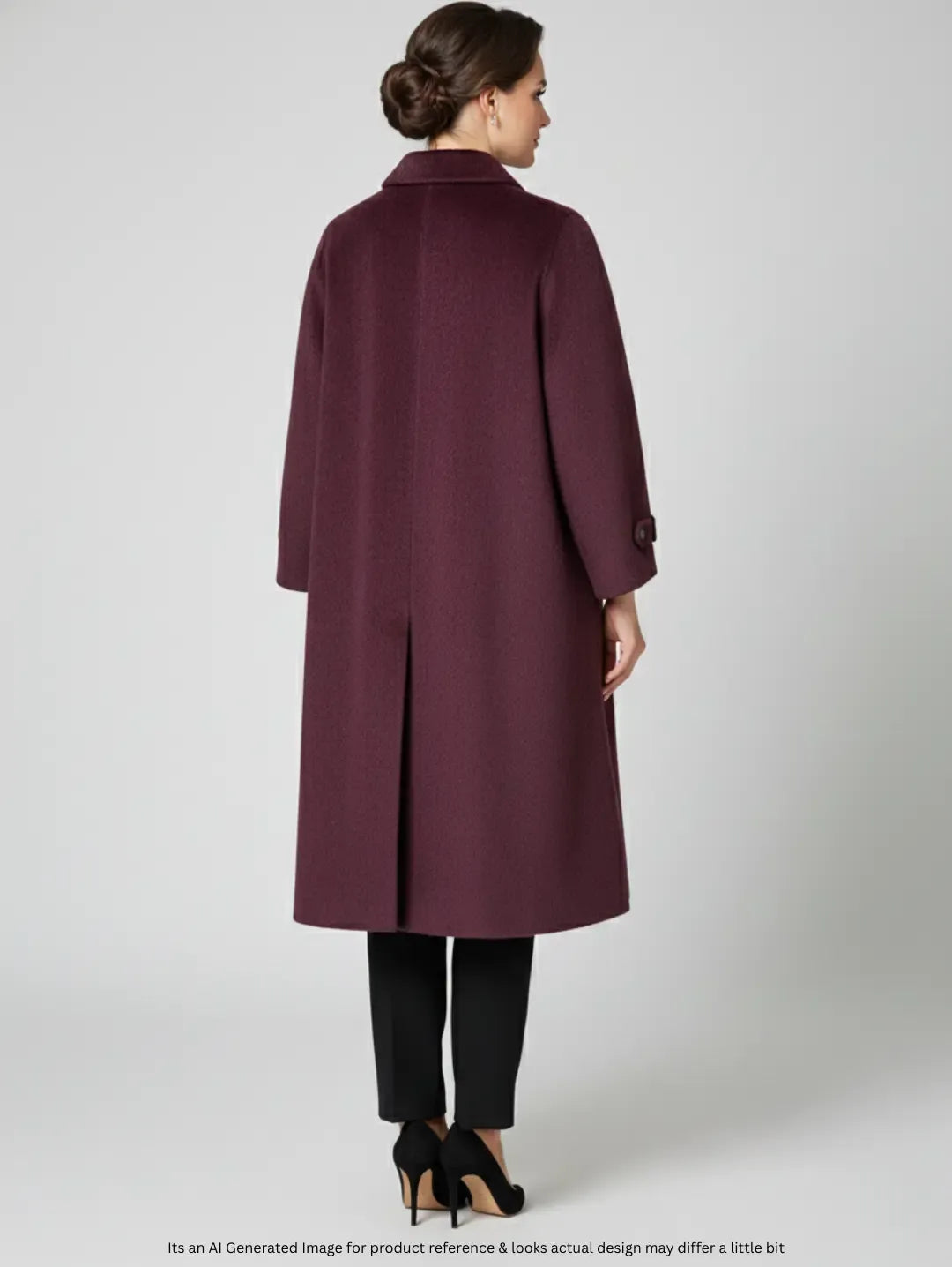 Petite Women's Wool Long Coat