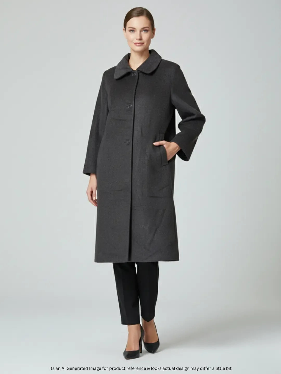 Marina Rinaldi Women's Animal Skin Long Coat