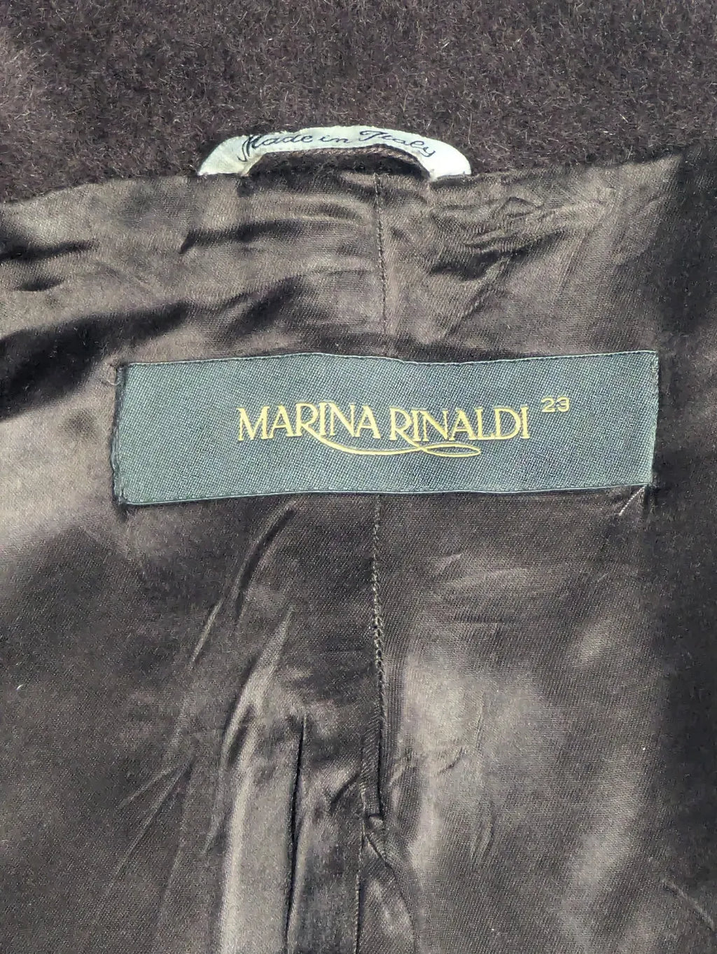 Marina Rinaldi Women's Animal Skin Long Coat