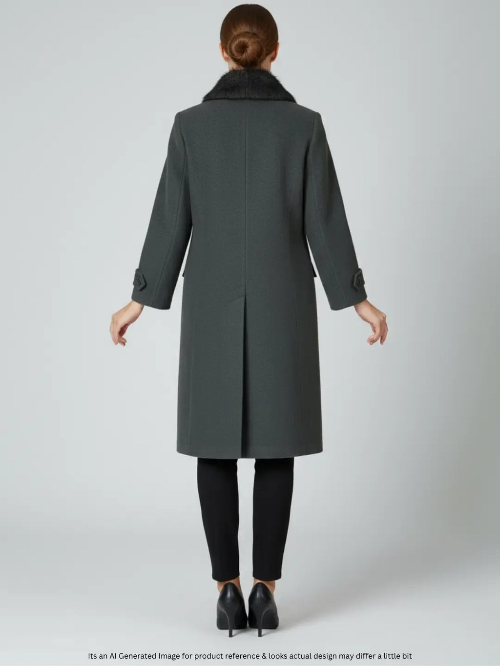 Custome Made Women's Wool Mid Long Coat