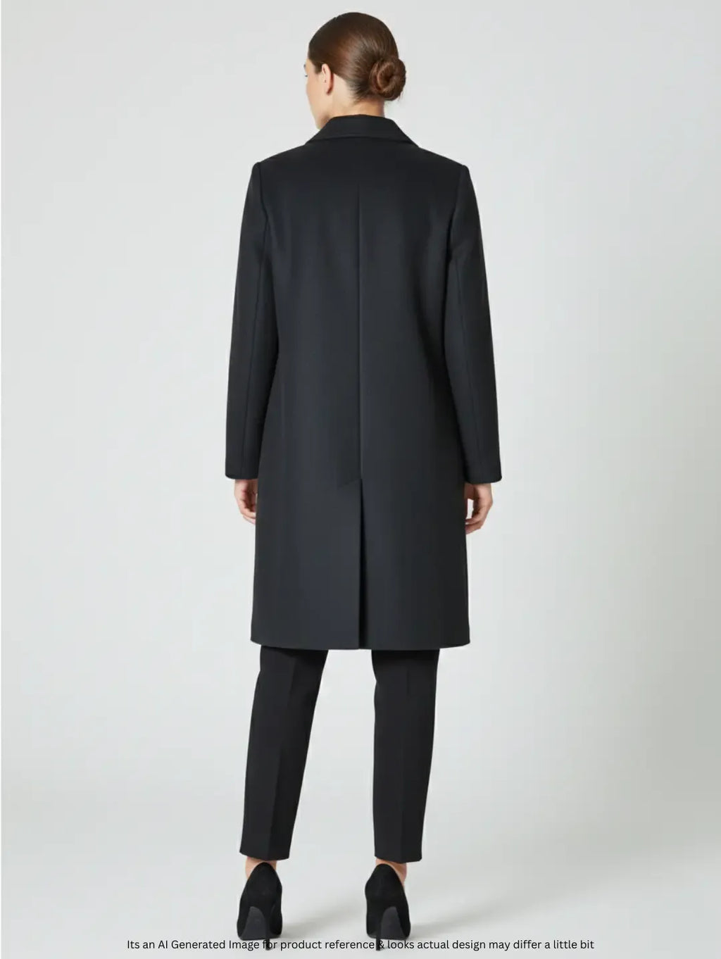 Time & True Women's Wool Mid Long Coat
