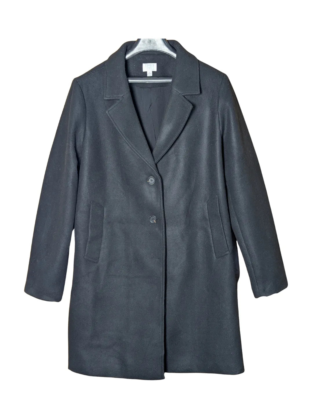 Time & True Women's Wool Mid Long Coat