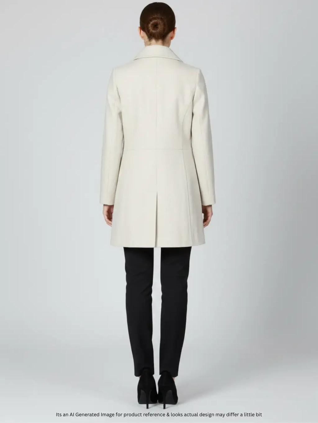 YFL Women's Wool Mid Long Coat