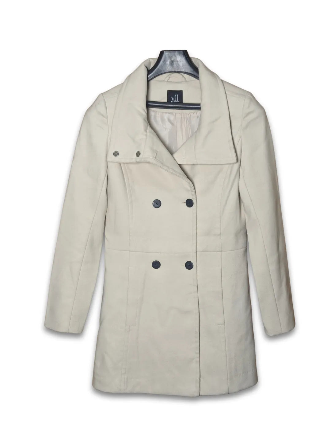 YFL Women's Wool Mid Long Coat