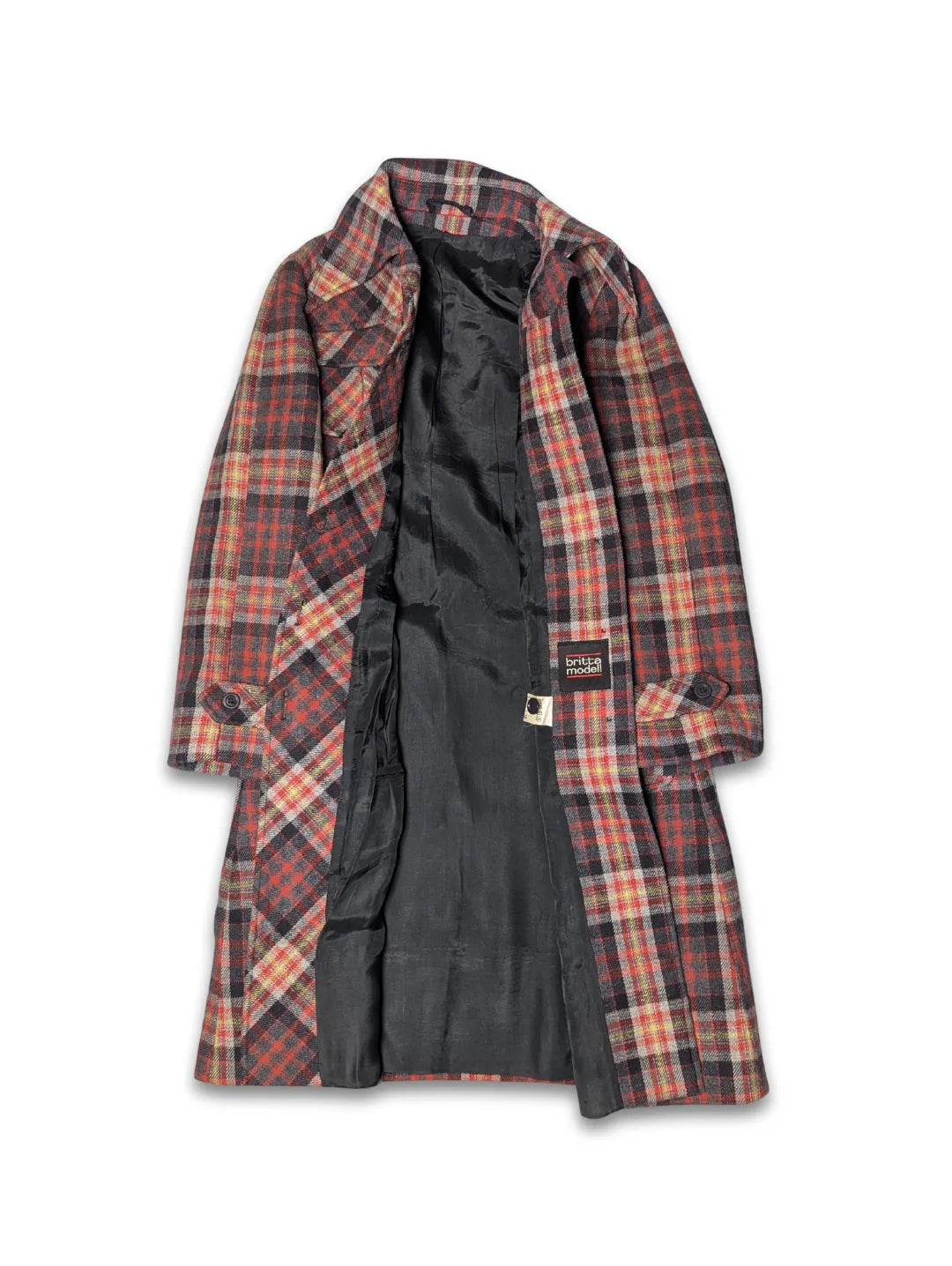 Britta Modell Women's Wool Mid Long Coat