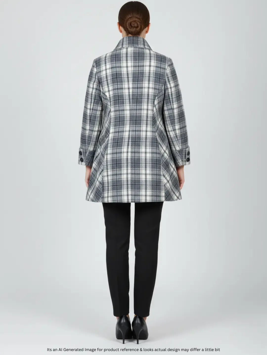 Custome Made Women's Wool Mid Long Coat