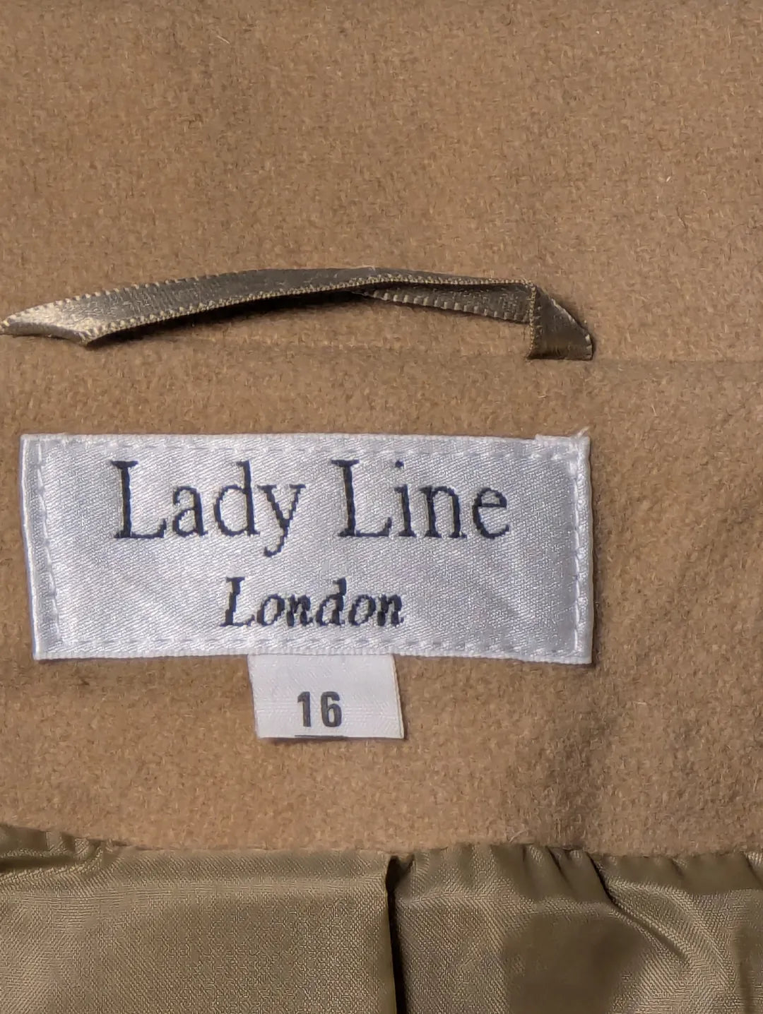 Lady Line Women's Wool Mid Long Coat