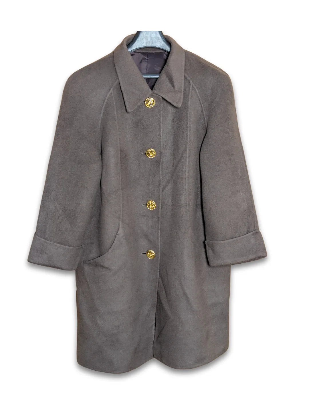 Korean Women's Wool Mid Long Coat