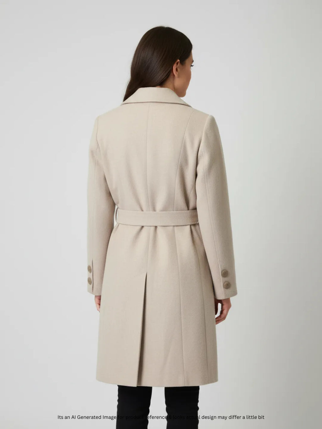 Mariott Collection Women's Wool Mid Long Coat