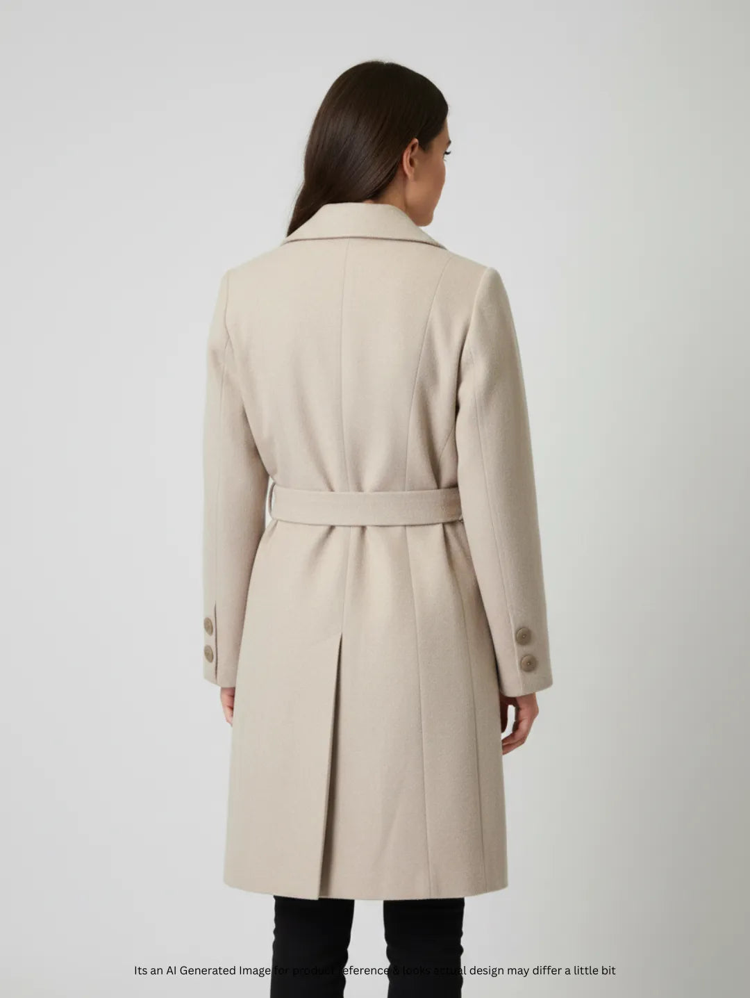 Mariott Collection Women's Wool Mid Long Coat