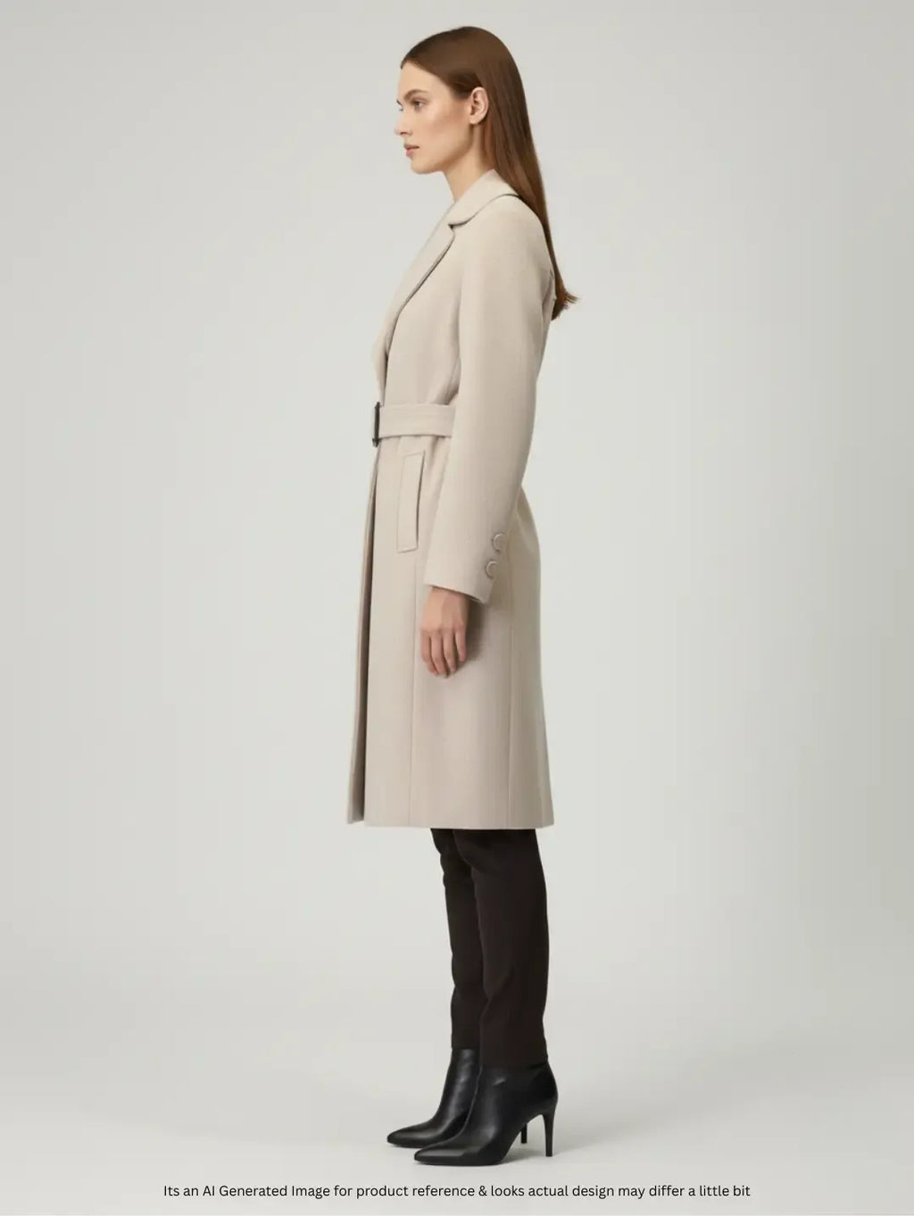 Mariott Collection Women's Wool Mid Long Coat