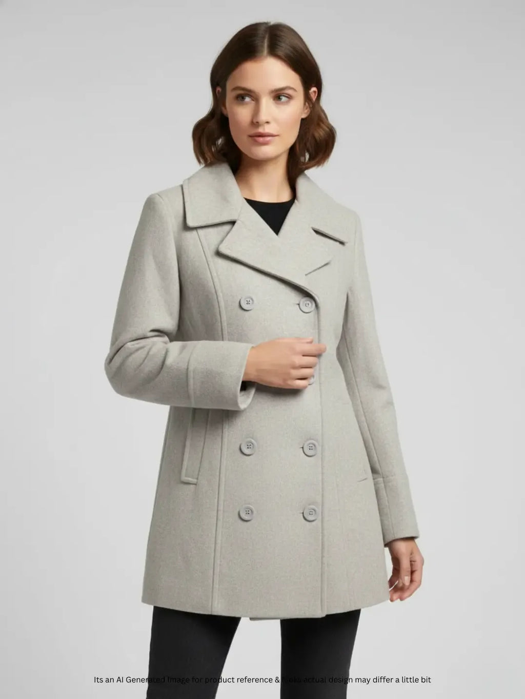 Bsuisses Collection Women's Wool Short Coat