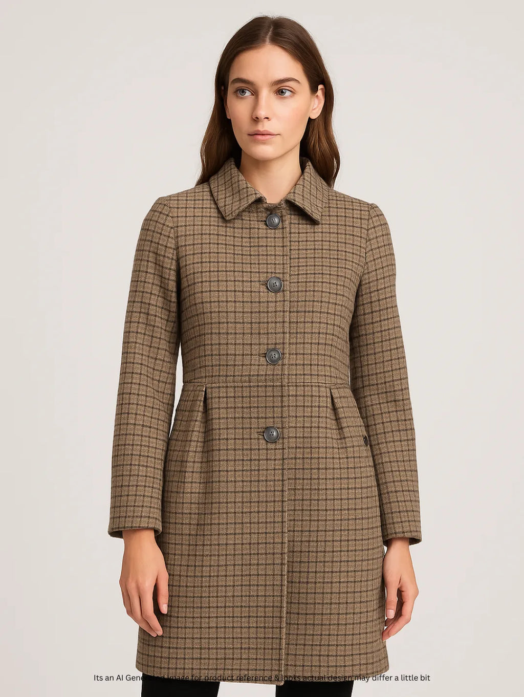 Zara Basic Women's Wool Mid Long Coat