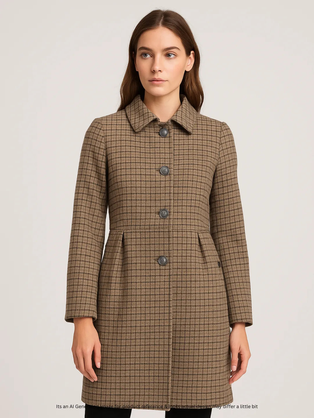 Zara Basic Women's Wool Mid Long Coat