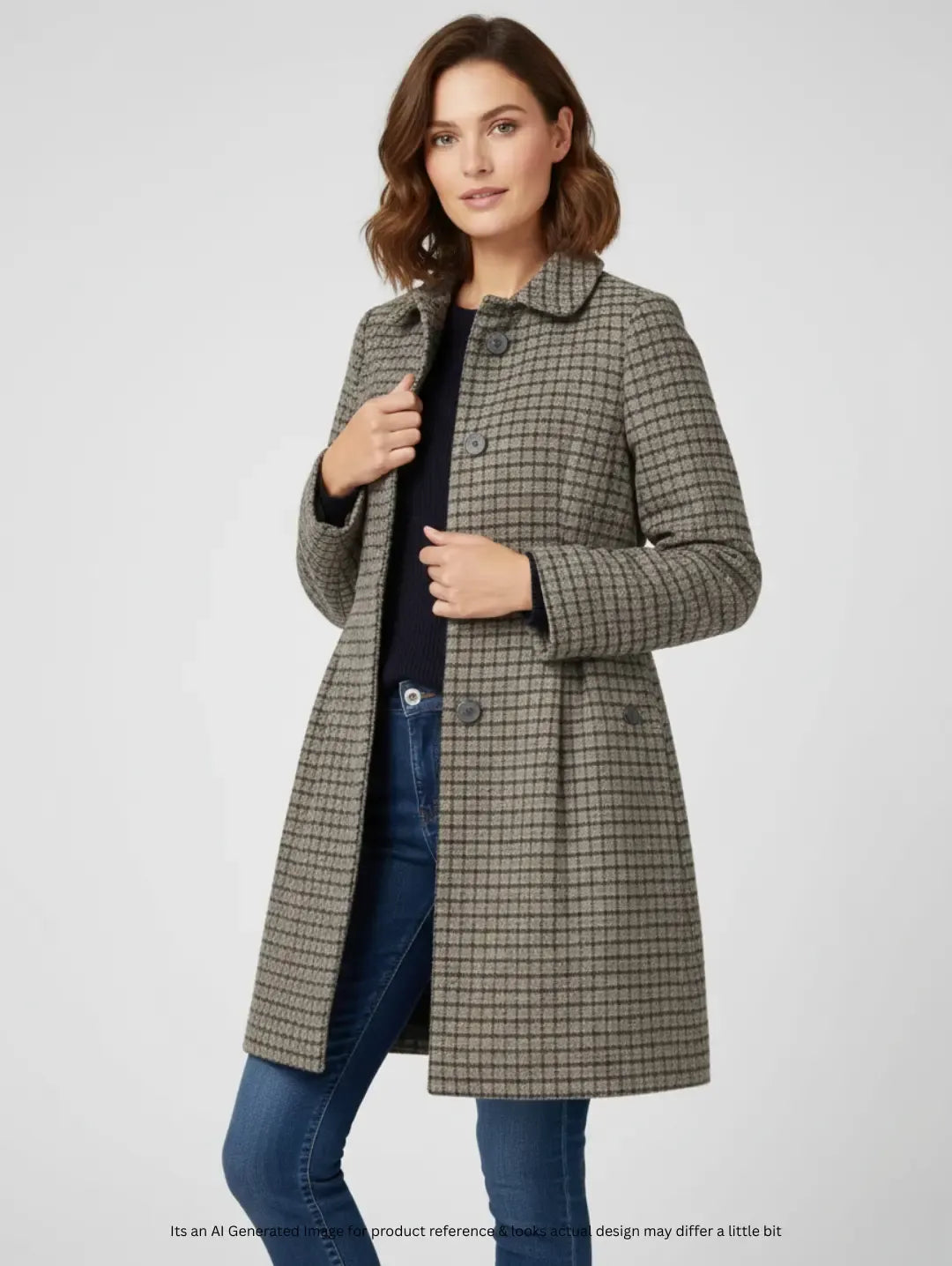 Zara Basic Women's Wool Mid Long Coat